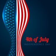 Stylish american Independence day design N7