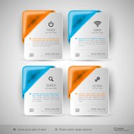 Business infographics template for web design N5