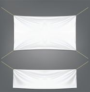 White banners with garters N2
