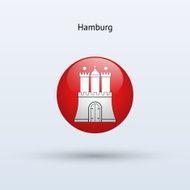 State of Hamburg Flag (Germany) N3
