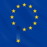 EU flag loses one star