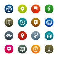 Maps and navigation icons &ndash; Kirrkle series