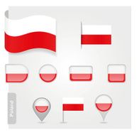 Poland flag icon N3
