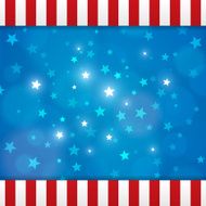 Vector american abstract star background