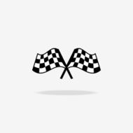 Flag icon Checkered or racing flags