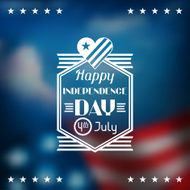 United States of America Independence Day greeting card N7