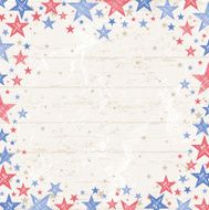 Frame of grunge usa background vector illustration