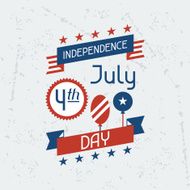 United States of America Independence Day greeting card N8