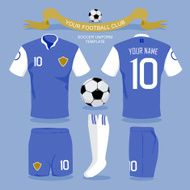 Soccer uniform template N16