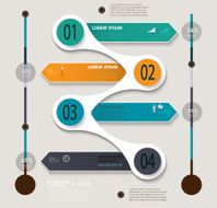 Infographics template design