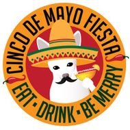 Cinco De Mayo Chihuahua sombrero margarita icon