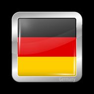 Flag of Germany Metal Icons