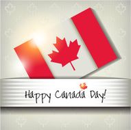 Happy Canada Day card or ackground July 1