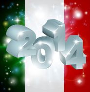 Italian flag 2014 N2