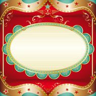 Baroque square frame