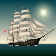 sailing ship N9