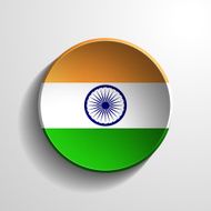 india 3d round button N2