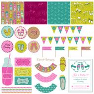 Baby Girl Shoes Party Set N2