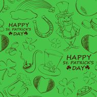 St Patrick&#039;s Day seamless pattern N3
