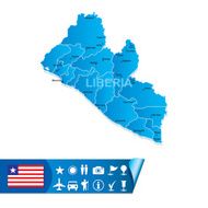 Liberia map