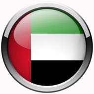 united arab emirates flag gel metal button