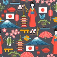 Japan seamless pattern N4