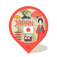 Japan background design N6