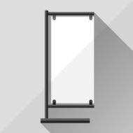 Template of advertising stand N2