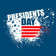 Presidents Day Vector Background N11