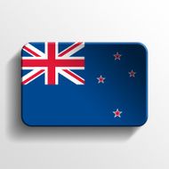 New Zealand 3D button