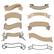 ribbons vector