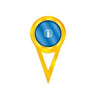 Northern Mariana Islands pin flag