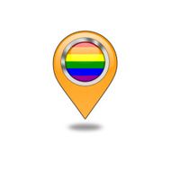 Gay flag navigation pointer N2