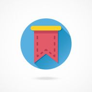 Vector Web Bookmark Ribbon Icon N12