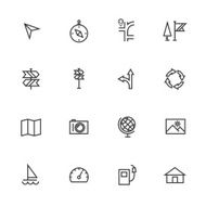 Map and Navigation icons