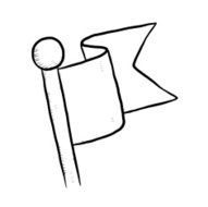 flag hand drawn