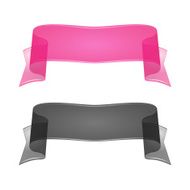 Transparent Silk Or Glass Ribbon Set 2