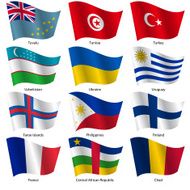 Set Flags of world sovereign states N64