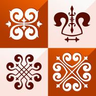 medieval emblem ornament N7