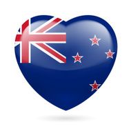 Heart icon of New Zealand