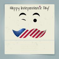 Independence Day card or background July 4 N22