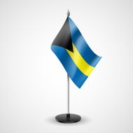 Table flag of Bahamas
