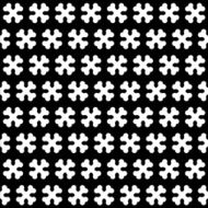 Bone Black and White Seamless Pattern N2
