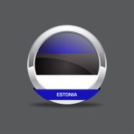Estonia Flag Vector Icon