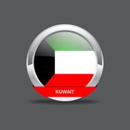Kuwait Flag Vector Icon