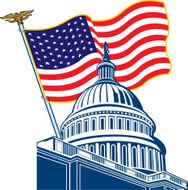 U S Capitol Flag C