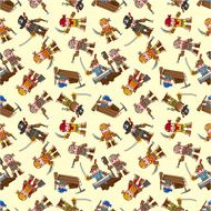 seamless pirate pattern N7