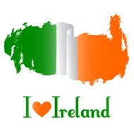 Flag of ireland vector