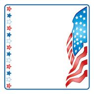 U S Flag Stars Frame C