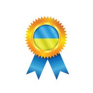 Ukraine medal flag